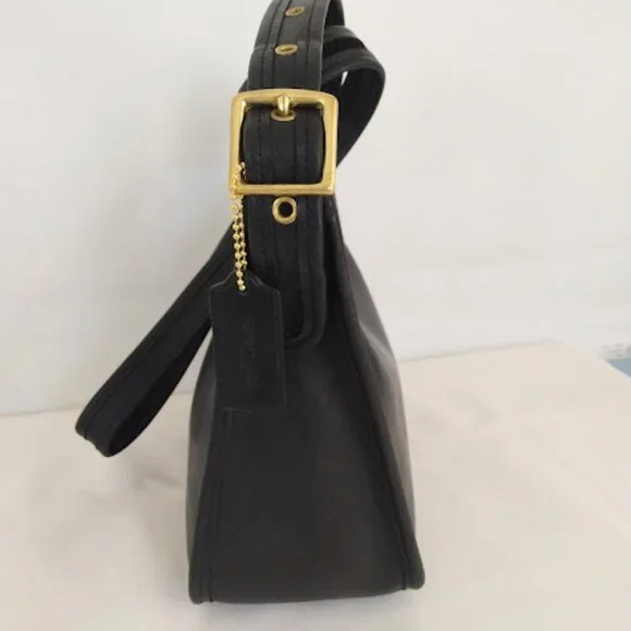 Coach Vintage Black Leather Legacy Janice Crossbody - Picture 10 of 15